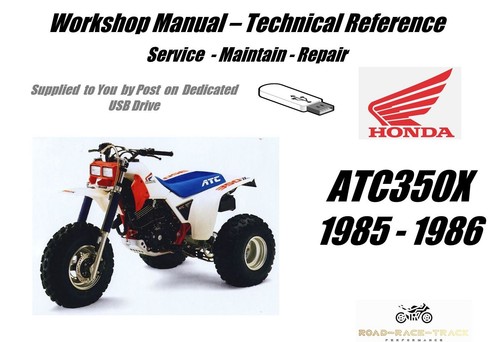 Honda atc350x atc350 service - x,
